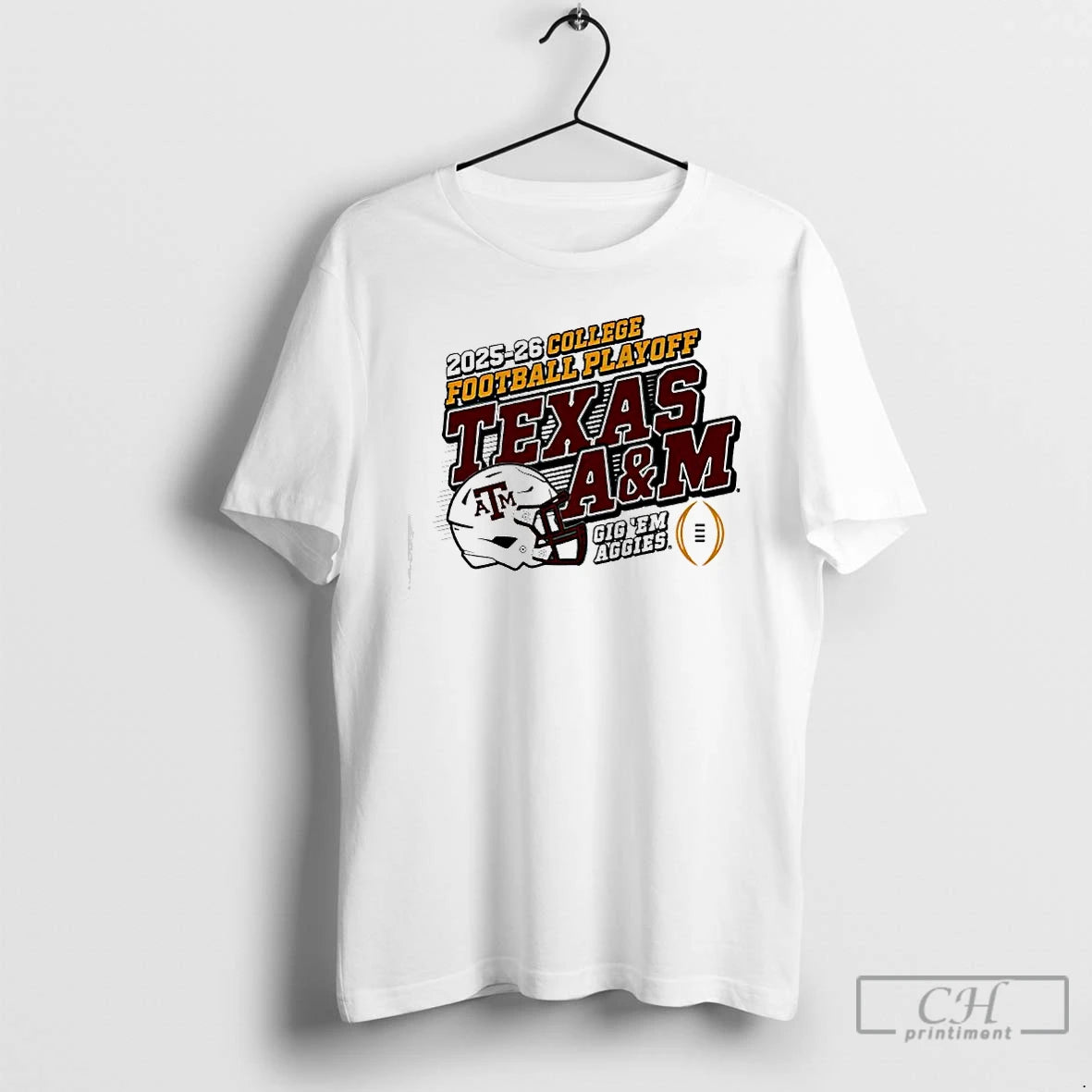 Premium Texas Am Cfp 25 26 Helmet T-Shirts, Hoodie, Sweatshirt | HypeCrazeTee.com
