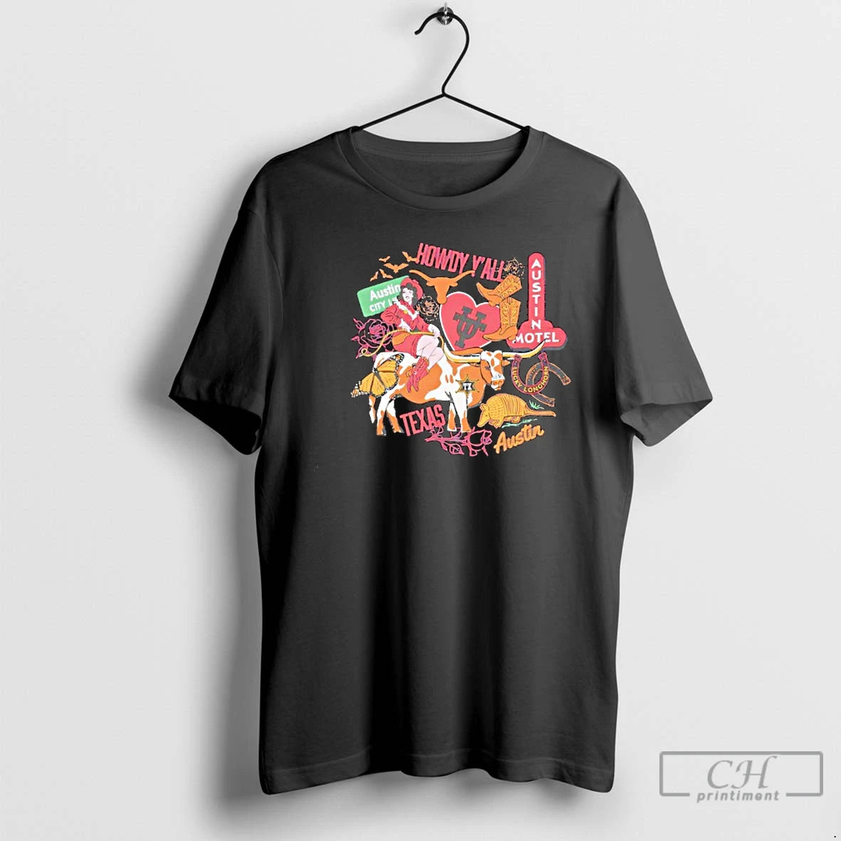 Premium Texas Longhorns Ribbon Boots T-Shirts, Hoodie, Sweatshirt | HypeCrazeTee.com