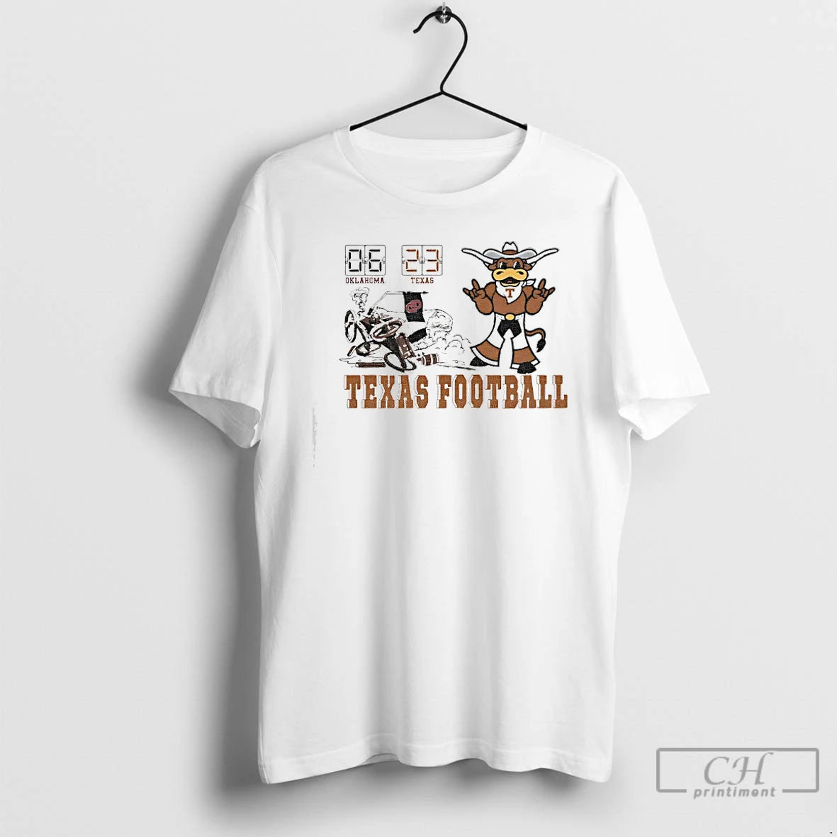 Premium Texas Longhorns Vs Oklahoma Sooners 2025 Score T-Shirts, Hoodie, Sweatshirt | HypeCrazeTee.com