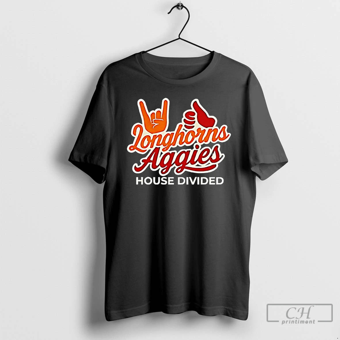 Premium Texas Longhorns Vs Texas Am Aggies House Divided T-Shirts, Hoodie, Sweatshirt | HypeCrazeTee.com