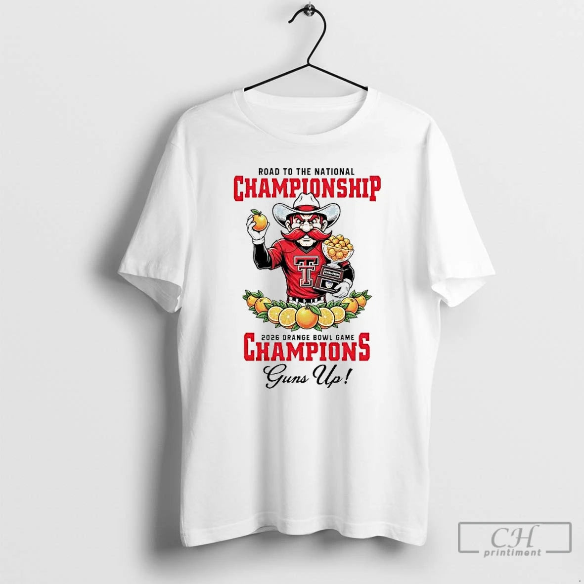 Premium Texas Tech Red Raiders 2026 Road To The Orange Bowl Game Champions T Shirts Hoodie, Sweatshirt | HypeCrazeTee.com