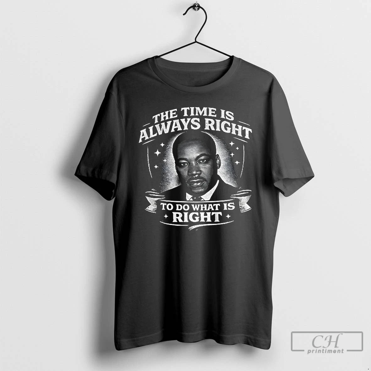 Premium The Time Is Always Right Martin Luther King T-Shirts, Hoodie, Sweatshirt | HypeCrazeTee.com