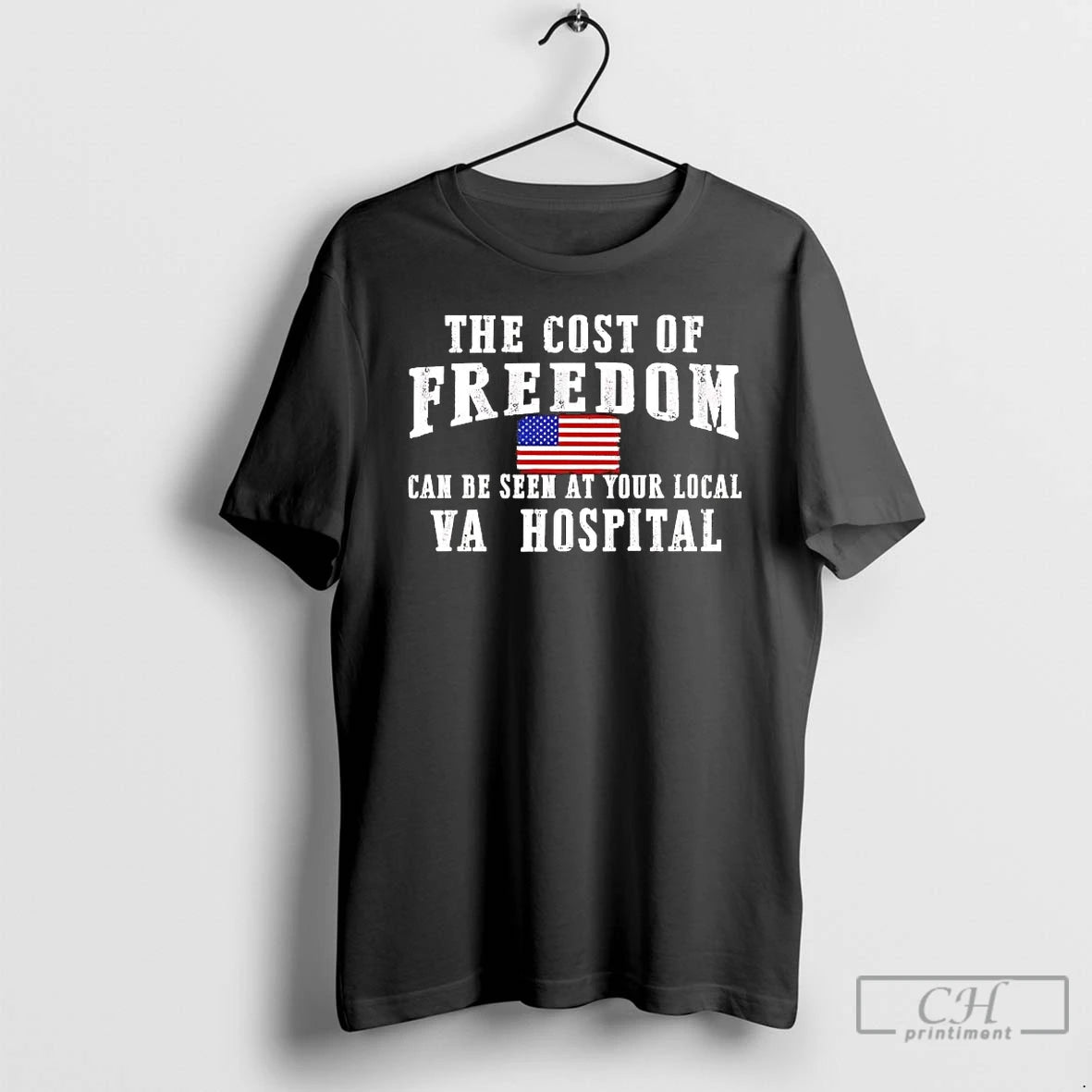 Premium The Cost Of Freedom Can Be Seen At Your Local Va Hospital Tee Hoodie, Sweatshirt | HypeCrazeTee.com