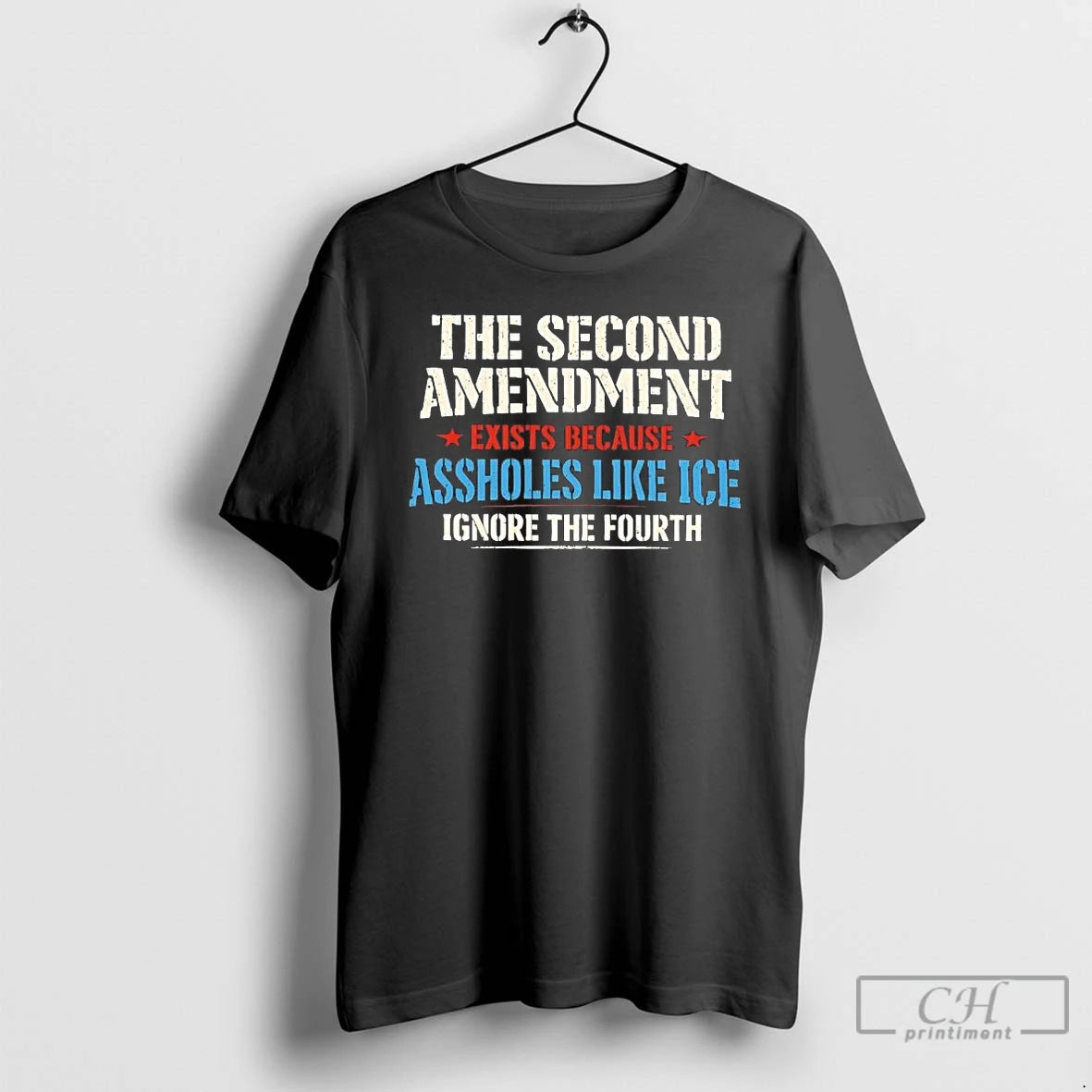 Premium The Second Amendment Exists Because Assholes Like Ice Tee Hoodie, Sweatshirt | HypeCrazeTee.com
