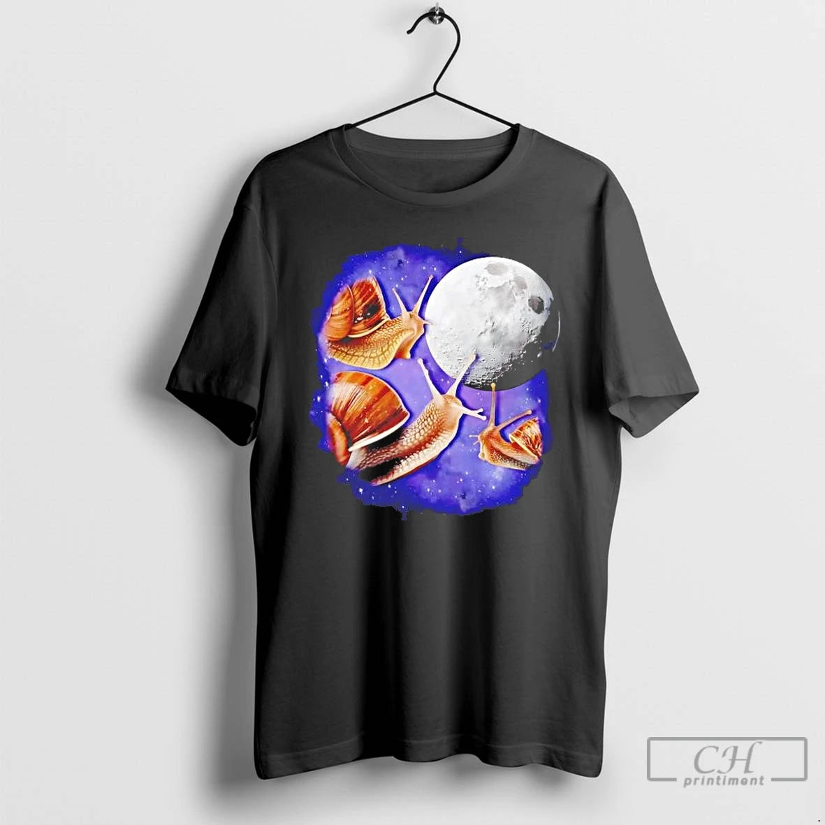 Premium Three Snails With The Moon T-Shirts, Hoodie, Sweatshirt | HypeCrazeTee.com
