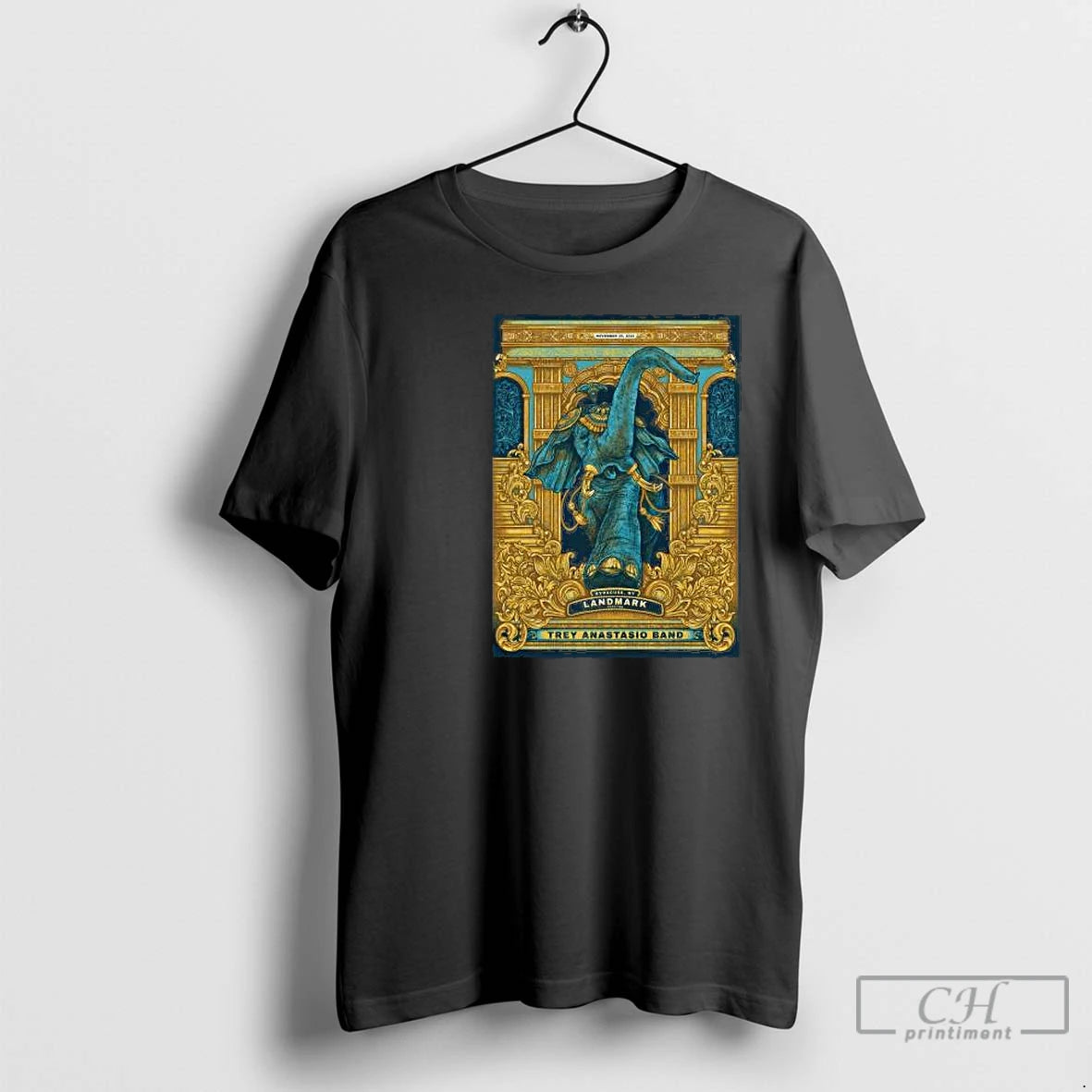 Premium Trey Anastasio Band Event Syracuse Ny On November 25 2025 Circle Black T Shirts Hoodie, Sweatshirt | HypeCrazeTee.com