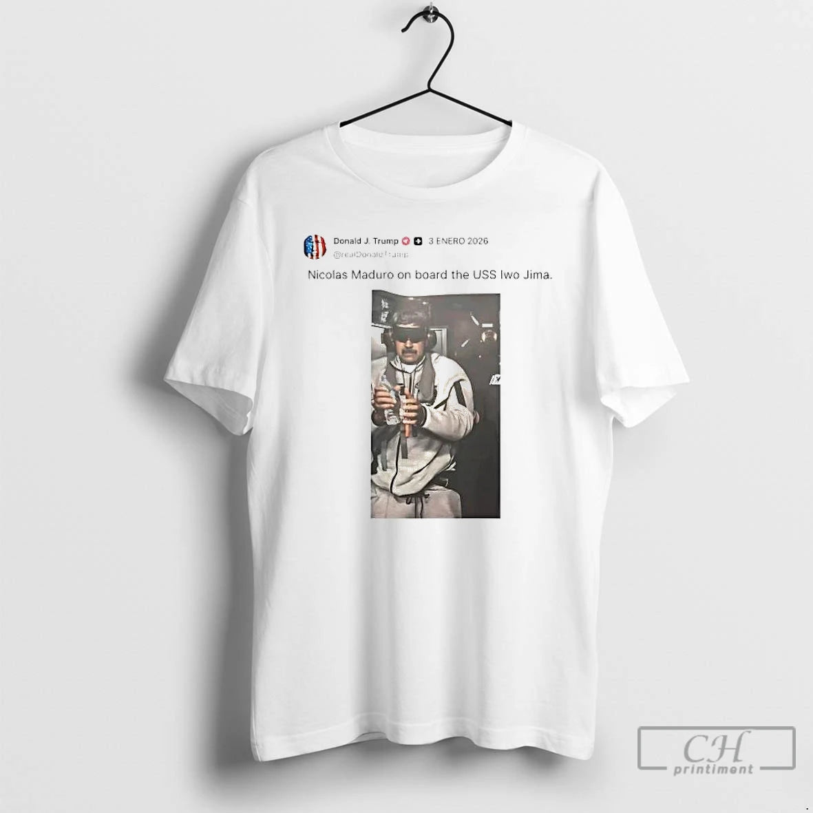 Premium Trump On X Nicolas Maduro On Board The Uss Iwo Jima T Shirts Sweater Hoodie, Sweatshirt | HypeCrazeTee.com