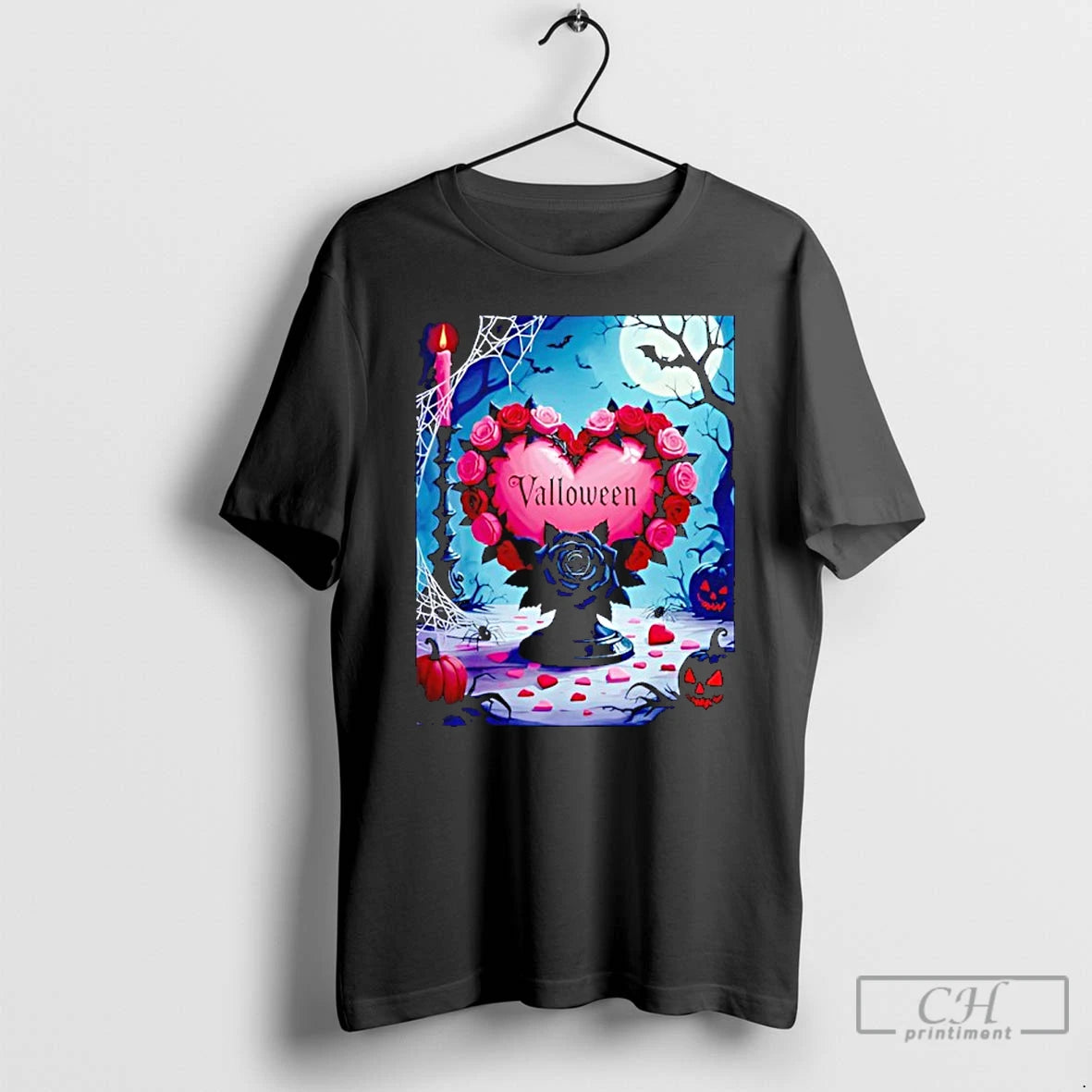 Premium Valloween Romance And Menace T-Shirts, Hoodie, Sweatshirt | HypeCrazeTee.com