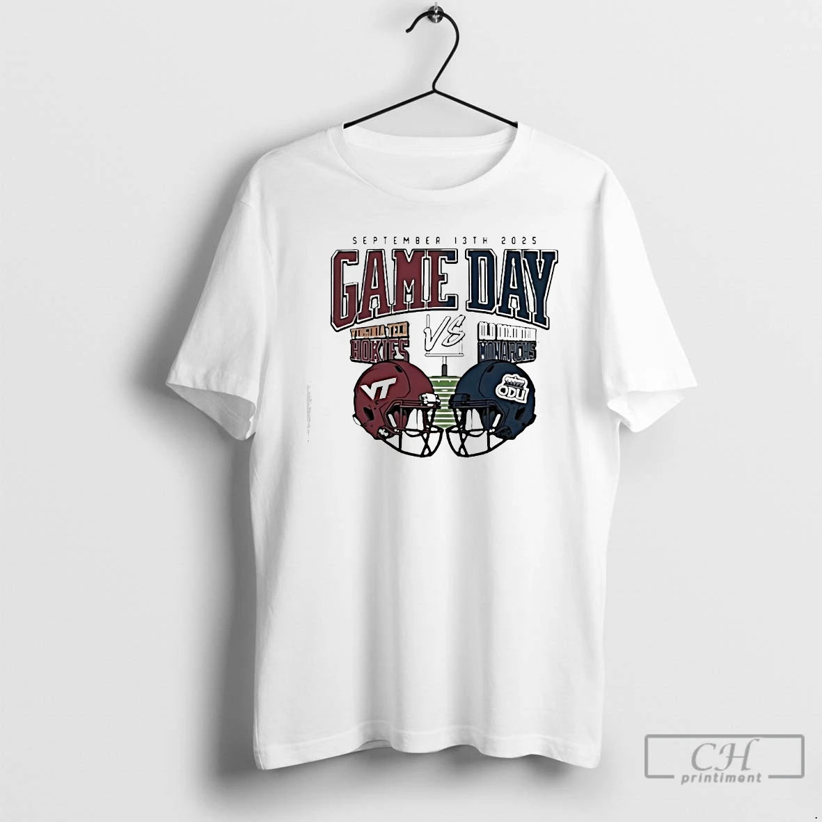 Premium Virginia Tech Hokies Vs Old Dominion Monarchs 2025 Gameday T-Shirts, Hoodie, Sweatshirt | HypeCrazeTee.com