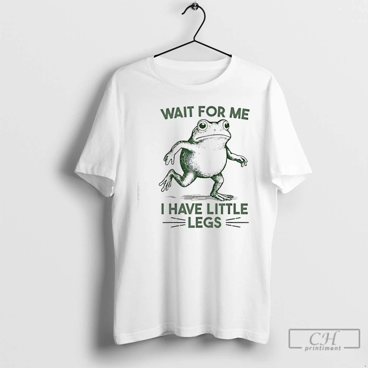 Premium Wait For Me I Have Little Legs Frog T-Shirts, Hoodie, Sweatshirt | HypeCrazeTee.com