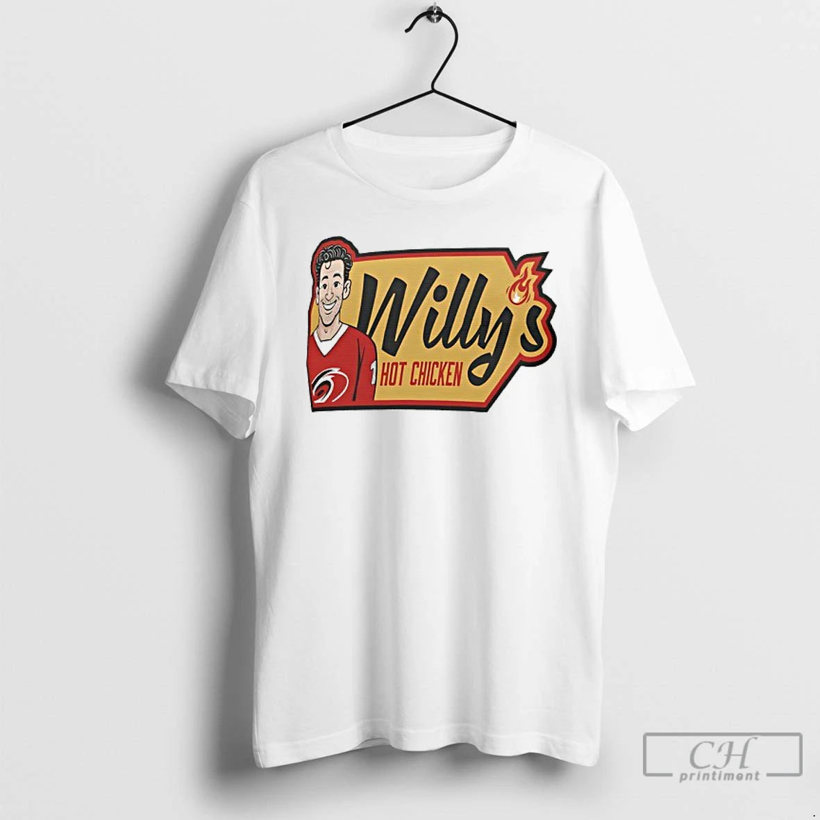 Premium Willys Hot Chicken Carolina Hurricanes T Shirts