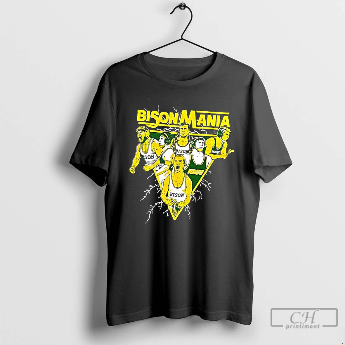 Premium Orth Dakota State University Ndsu Bison Mania T-Shirts, Hoodie, Sweatshirt | HypeCrazeTee.com
