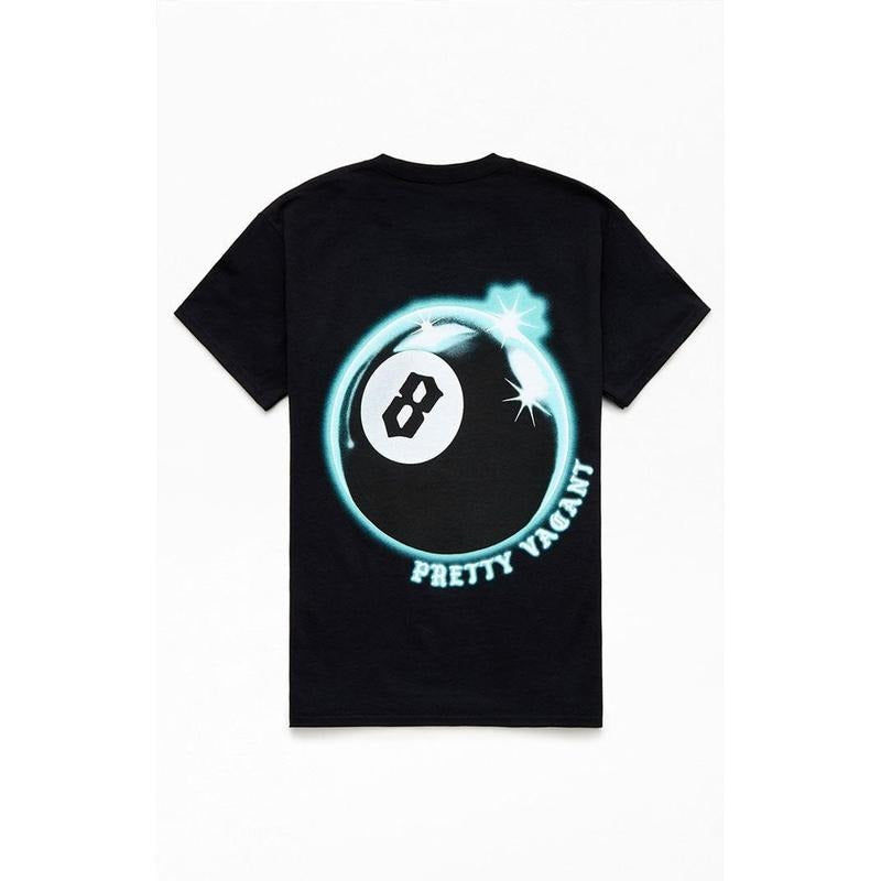 Pretty Vacant Men's 8 Ball T-Shirt - Multicolor Hoodie, Sweatshirt | HypeCrazeTee.com