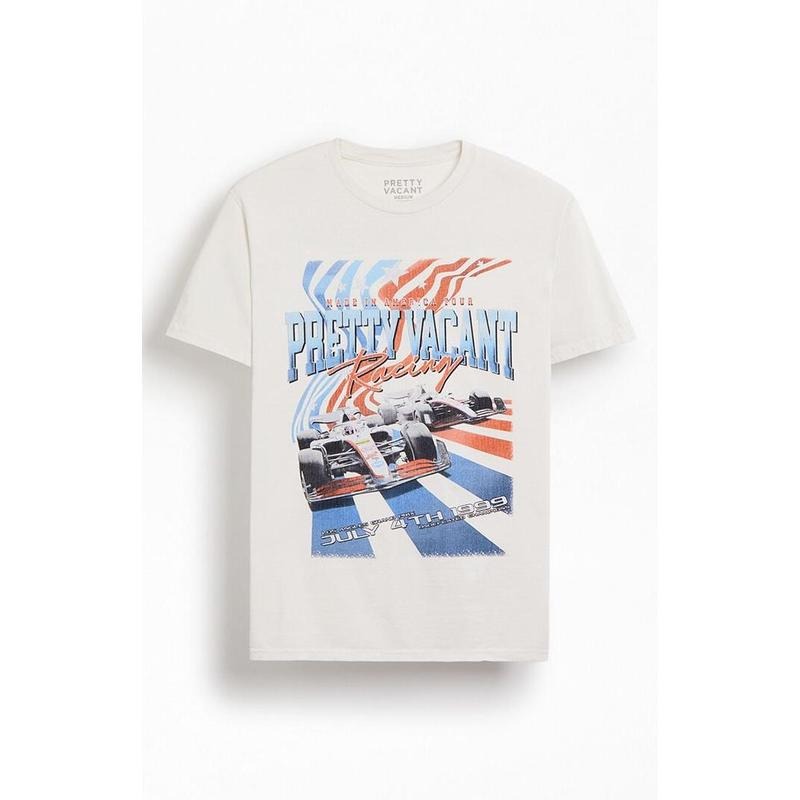 Pretty Vacant Men's American Racing T-Shirt - Multicolor Hoodie, Sweatshirt | HypeCrazeTee.com