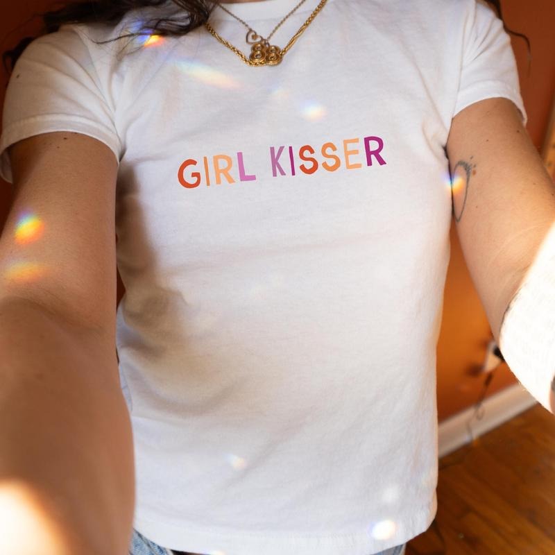 Pride Baby Sapphic Shirt LGBT Shirt But Daddy I Love Her Casual Cotton Womenswear T-Shirts, Hoodie, Sweatshirt