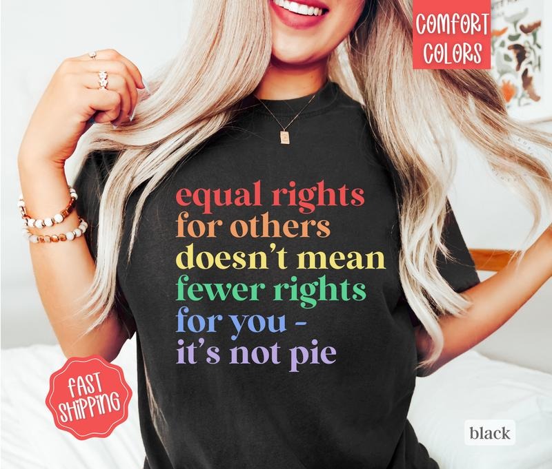 Pride Shirt, LGBTQ Tshirt, Equal Rights Tee Hoodie, Sweatshirt | HypeCrazeTee.com