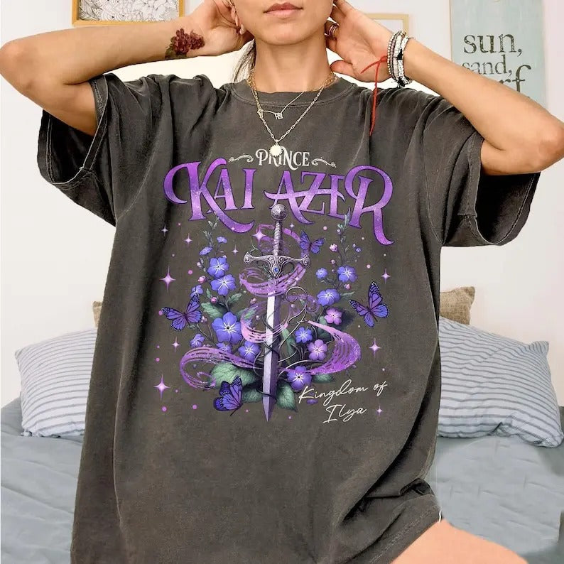 Prince Kai Azer Powerless Shirt, Booktok Merch, Fantasy Romance Tee, Powerless Shirt, Paedyn Gray, Vicious Little Thing...