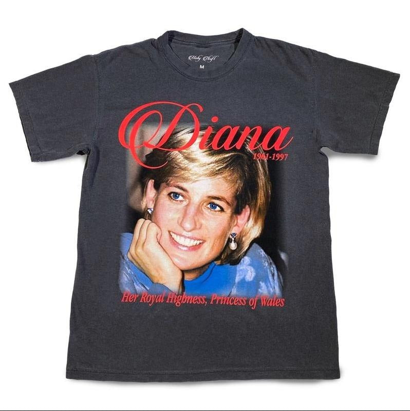 Princess Diana Moby Thrift Offical Tee Crewneck Top doublesided shirt Shortsleeve Streetwear Tropical Casual Hoodie,...