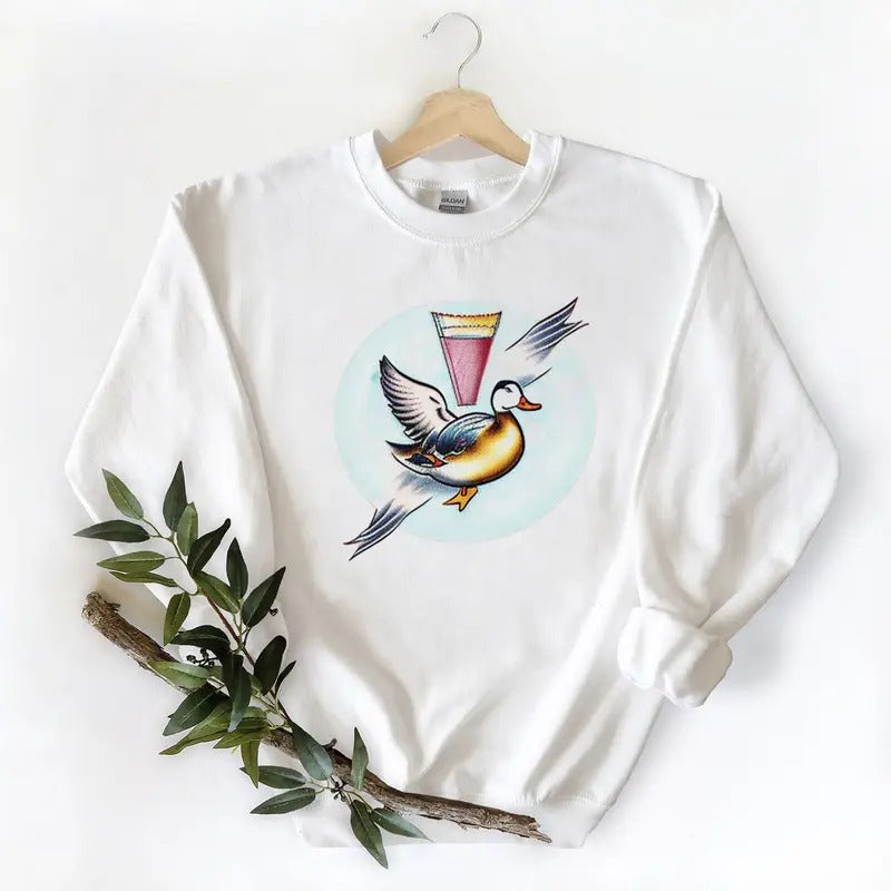 Print Mallard Duck art Unisex Tshirt Sweatshirt Hoodie, for duck hunters, husbands and Mallard duck lovers | HypeCrazeTee.com