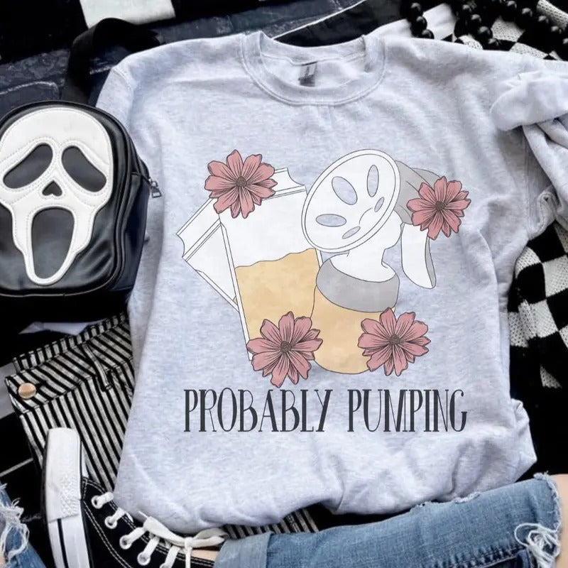 Probably Pumping Ash Grey Sublimation Petty T-Shirts, Hoodie, Sweatshirt