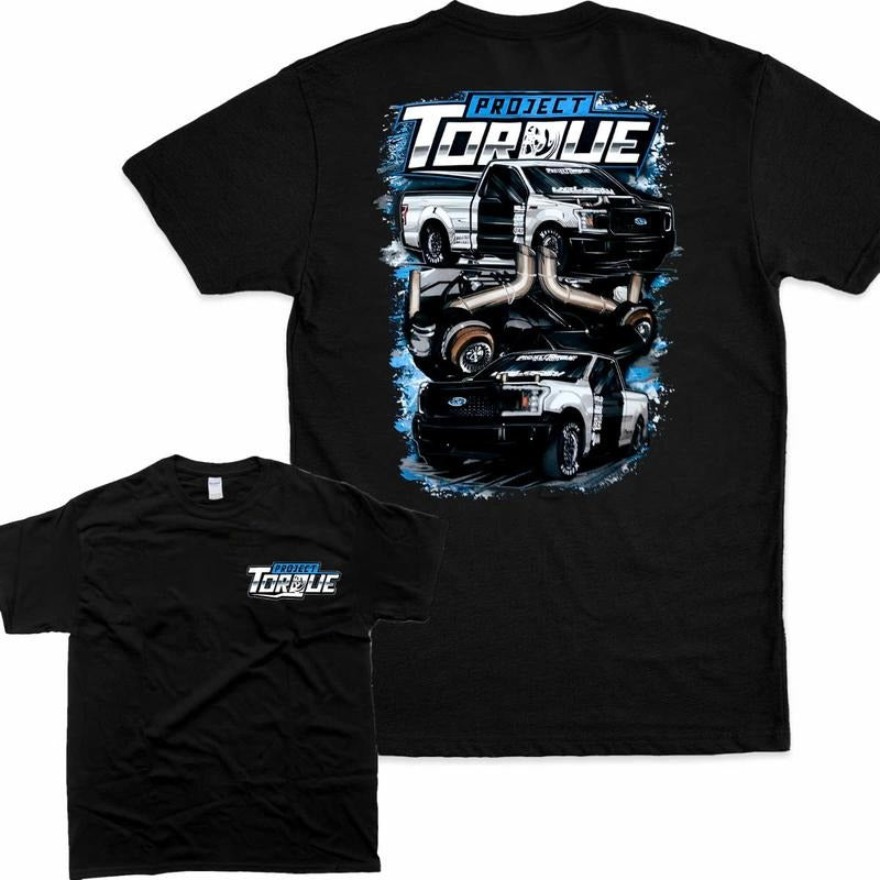 Project Torque Car Double Sided T-Shirt Graphic , Streetwear for Everyone Top Crewneck Hoodie, Sweatshirt | HypeCrazeTee.com