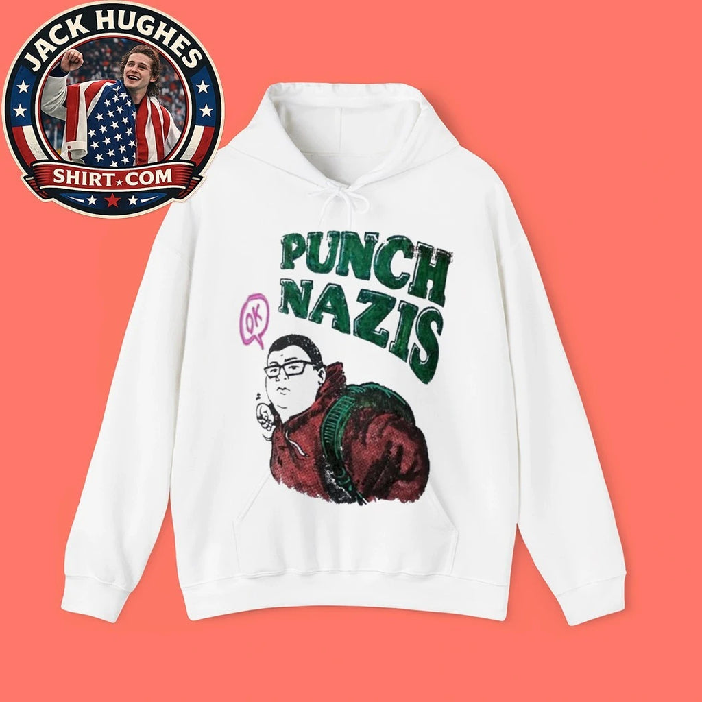 Punch Nazis Student Lake Zurich High School Shirt