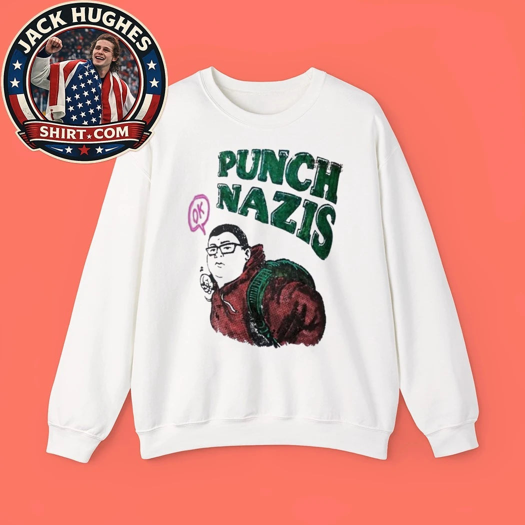 Punch Nazis Student Lake Zurich High School Shirt