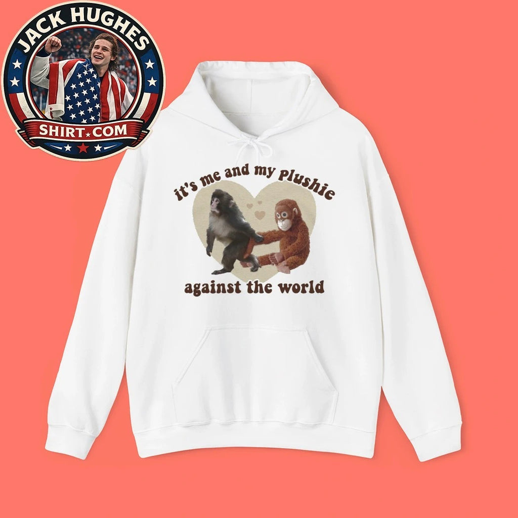 Punch The Monkey Plushie It’s Me And My Plushie Against The World T-shirt