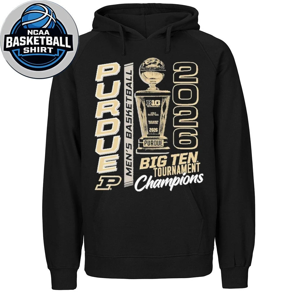 Purdue Boilermakers Big Ten Tournament Men’s Basketball Tournament Champions 2026 Logo T-Shirt