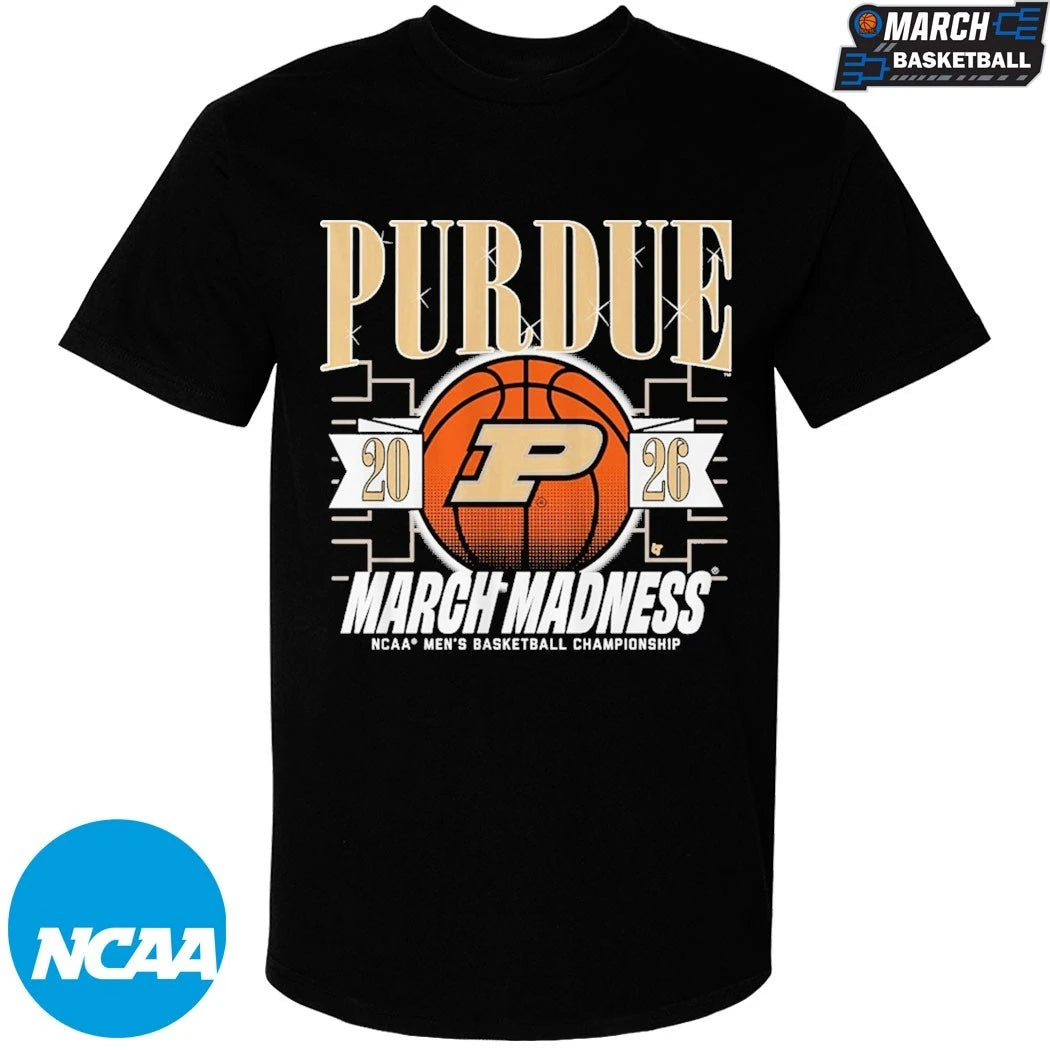 Purdue Boilermakers NCAA Men’s Basketball Champions 2026 March Madness T-shirts