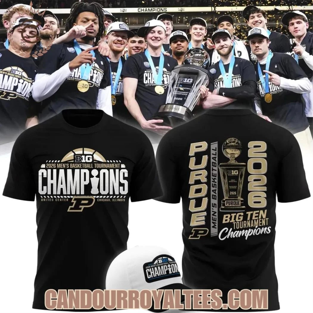Purdue Men’s Basketball 2026 Big Ten Tournament Champions Shirt