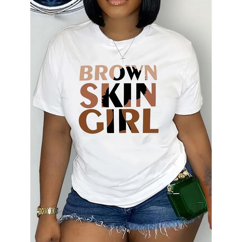 [Pure Cotton] Women's 100% Cotton Casual T-shirt | Short Sleeved Round Neck Top | Spring and Summer Hoodie, Sweatshirt