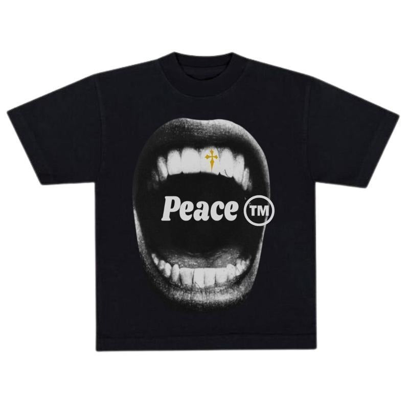 Purpoz Peace T-Shirt - Cotton Shirt - Streetwear - S to 4XL - Multiple color Hoodie, Sweatshirt | HypeCrazeTee.com