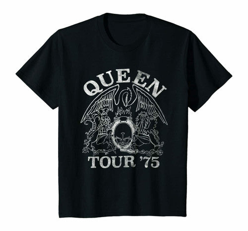 Queen Official Tour 75 Man's T-Shirt Tee