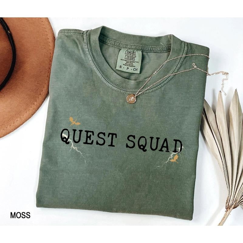 Quest Squad Shirt, Onyx Storm Shirt, Fourth Wing Shirt, Basgiath War College, Violet Sorrengail, Dragon Rider Shirt,...