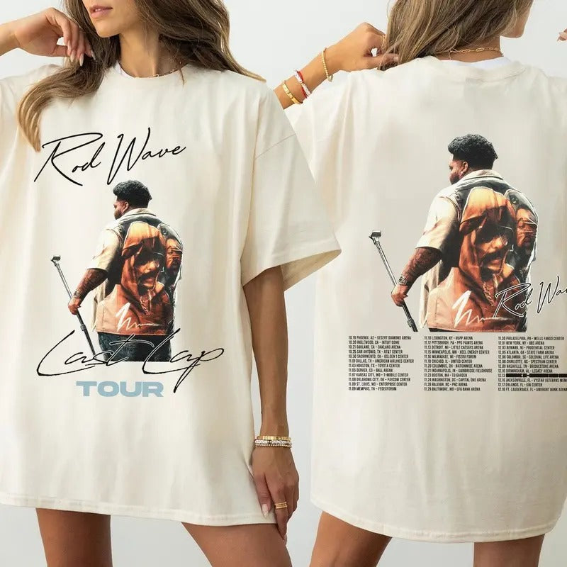 R0d Wave Shirt, R0d Wave Last Lap Tour Music Tee, R0d Wave Rapper T Shirt, Rod Wav3 Tee, Unisex Short Sleeve Tee Shirt...