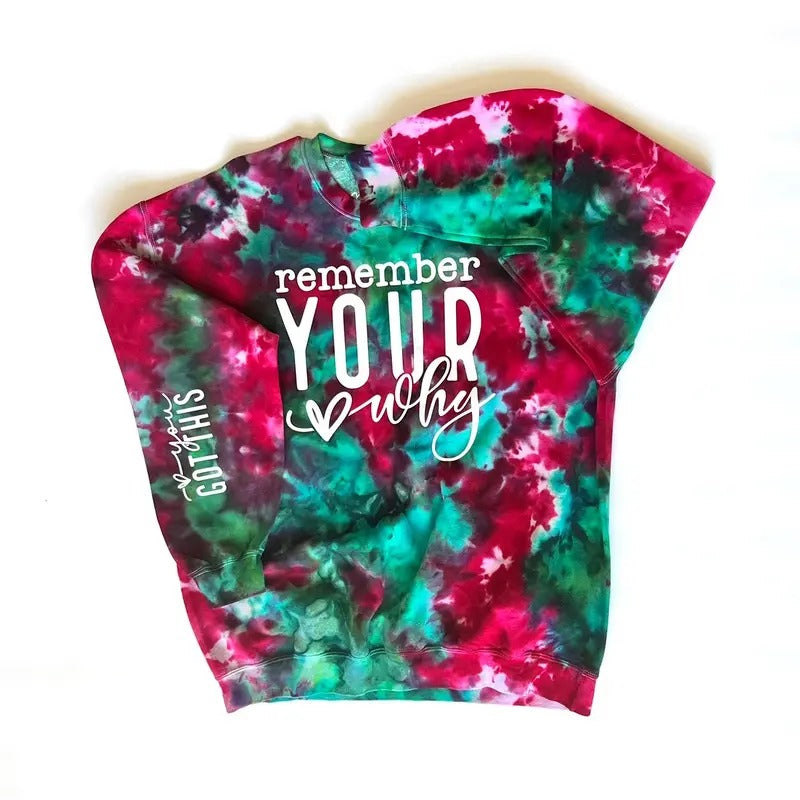 REMEMBER YOUR WHY MOTIVATION RED GREEN SIZE SMALL 5X CASUAL Cotton Soft Spring Day Streetwear T-Shirts, Hoodie, Sweatshirt