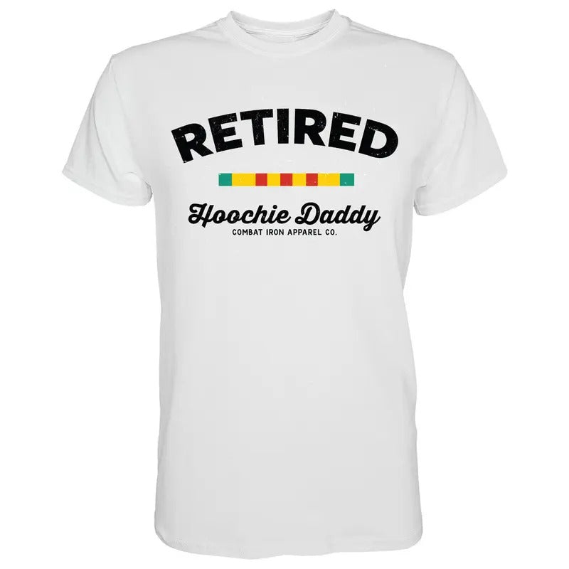 RETIRED HOOCHIE DADDY VETERAN RIBBONS MEN'S T-SHIRT Hoodie, Sweatshirt | HypeCrazeTee.com