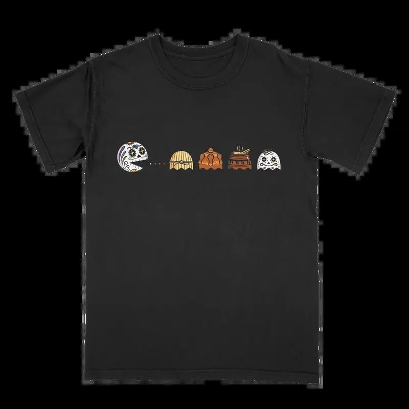 RETRO VIDEO GAME DIA DE LOS MUERTOS T SHIRT Cotton Menswear Top Tshirt Hoodie, Sweatshirt | HypeCrazeTee.com