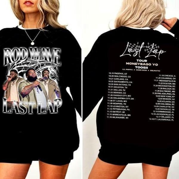 RW Last Lap Tour Music Tee, RW Rapper T-shirt, RW Unisex Tee Gift For Men Women, RW Fan Gift, Graphic Tee, Full Color,...