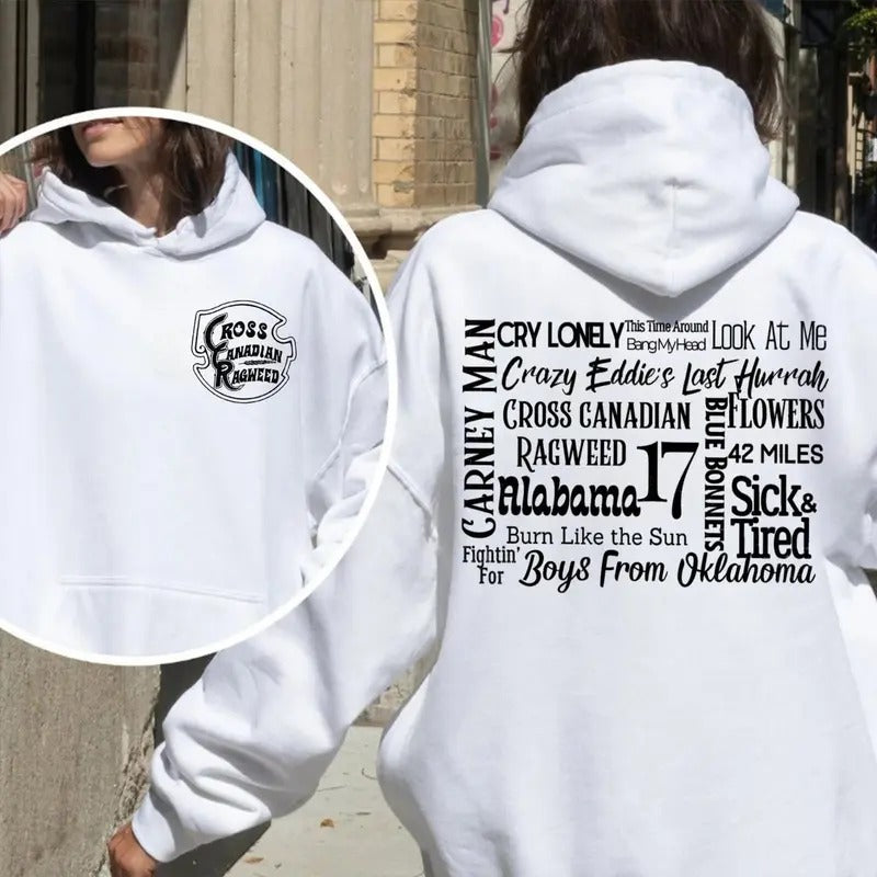 Raagweed Tour 2025 2 Sided Hoodie, Country Music Shirt, Concert Outfit, Unisex Sweater Pullover Tee Sweatshirt