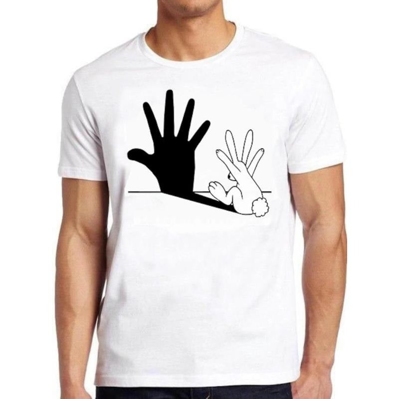 Rabbit Hand Shadow Art Cool Gift Tee T Shirt Hoodie, Sweatshirt | HypeCrazeTee.com