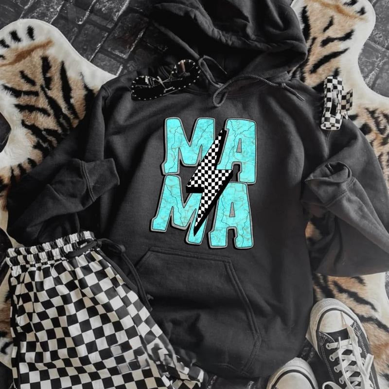 Rad Mama Hoodie, graphic tees women, western outfits women, western tops clothing, rodeo cowgirl outfits women, country...