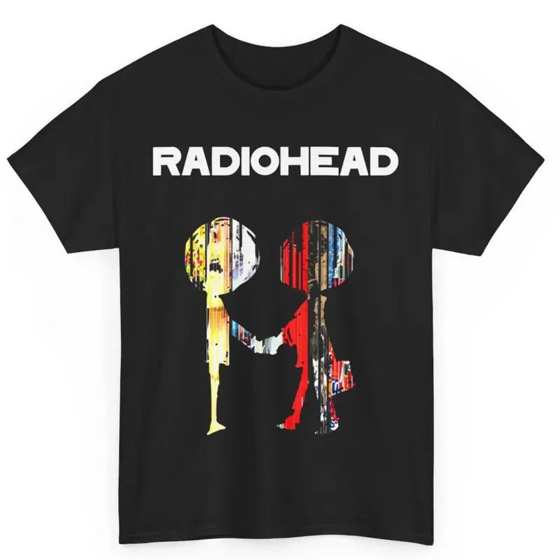 Radiohead T-Shirt, Electronic 90s Emo rock 80s Menswear T-Shirt Cotton Streetwear Tshirt Hoodie, Sweatshirt