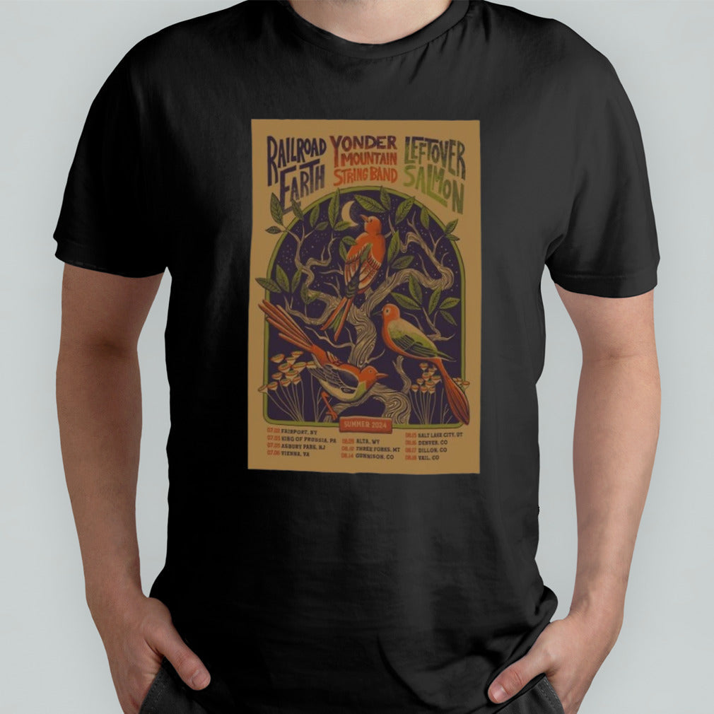 Railroad Earth Tour Summer 2024 Poster Shirt