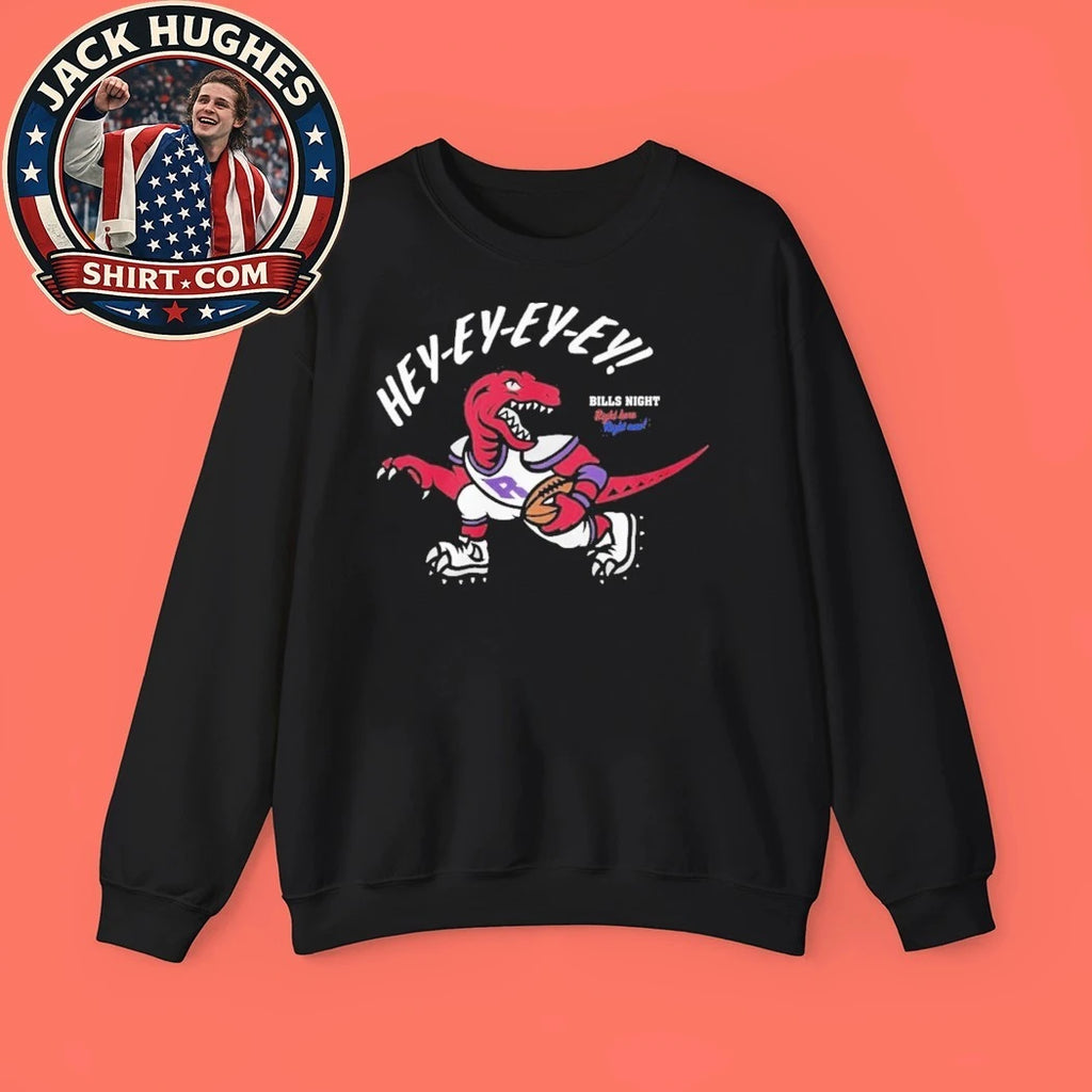 Raptors Hey Ey Ey Ey Bills Night Logo Shirt