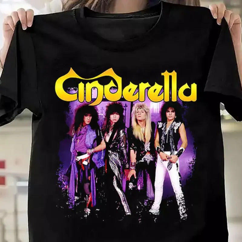 Rare Cin.dere.lla Band Music 90s Gift For fan Black All Size Gift Shirt Size S-3XL Hoodie, Sweatshirt | HypeCrazeTee.com