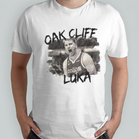 Rare Vintage NBA Oak Cliff Dallas Mavericks Luka Doncic Shirt