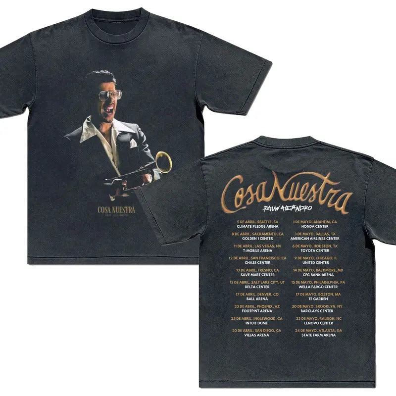 Rauw Cosa Nuestra T-shirt Alejandro World Tour 2025 Sweatshirt Cosa Nuestra World Tour Hoodie Alejandro Merch Rap Hip Hop...