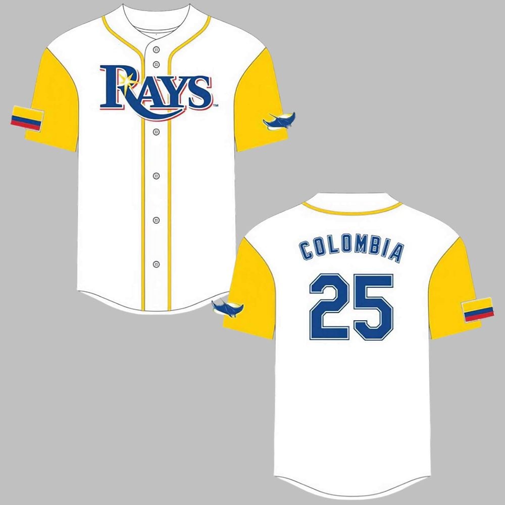 Rays Colombian Heritage Jersey 2025 Giveaway - Grishko.com